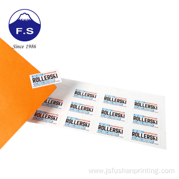 Recyclable printing PVC Waterproof label sticker